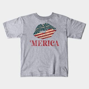 Funny 4th of July Merica Kids T-Shirt